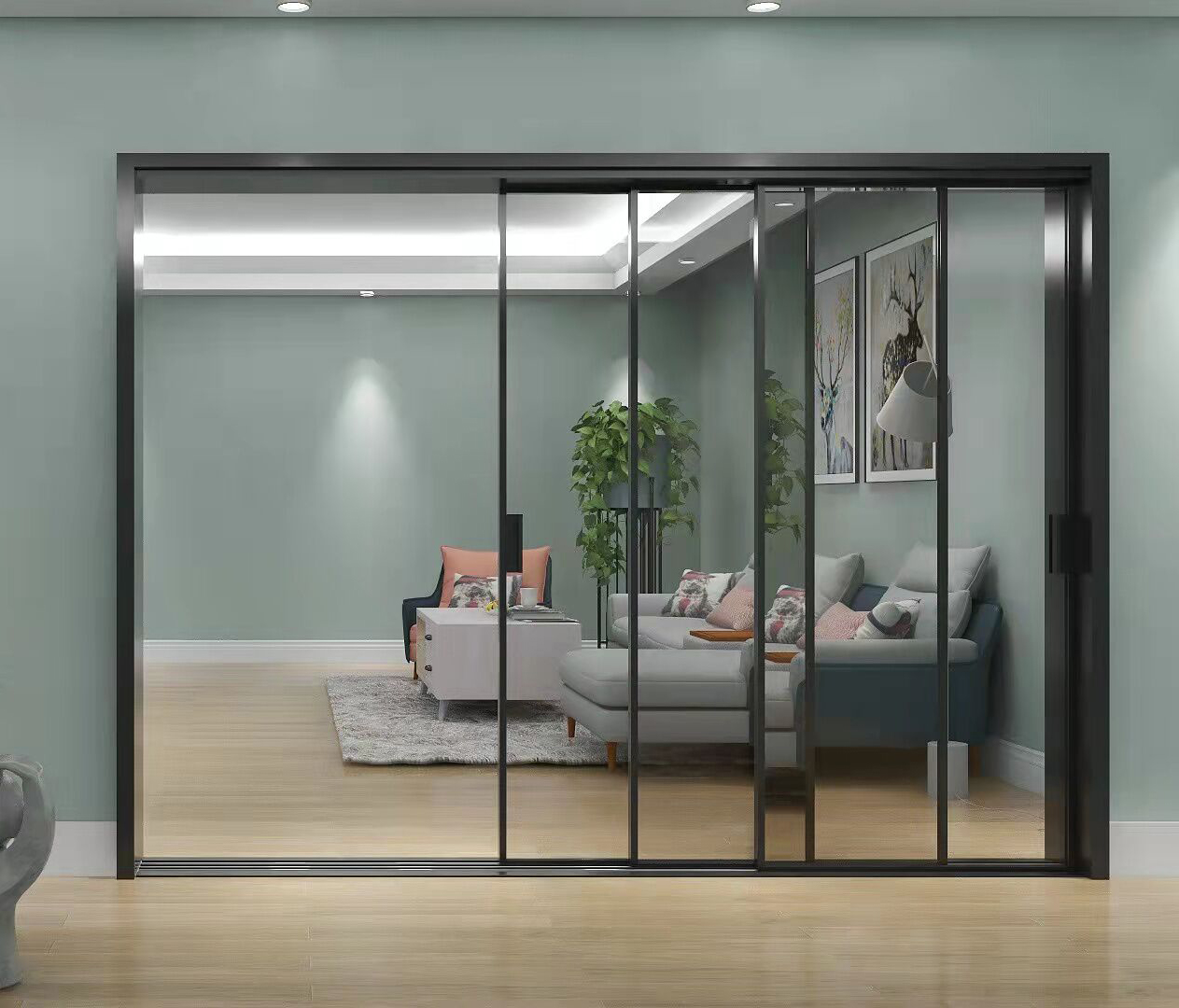 簡約極窄邊框玻璃門03 簡約極窄邊框玻璃門03